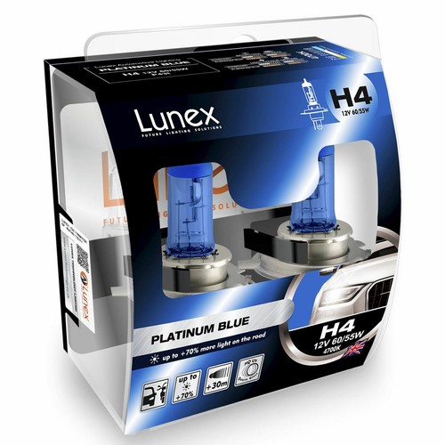 Lunex platinum blue - 2x, h4